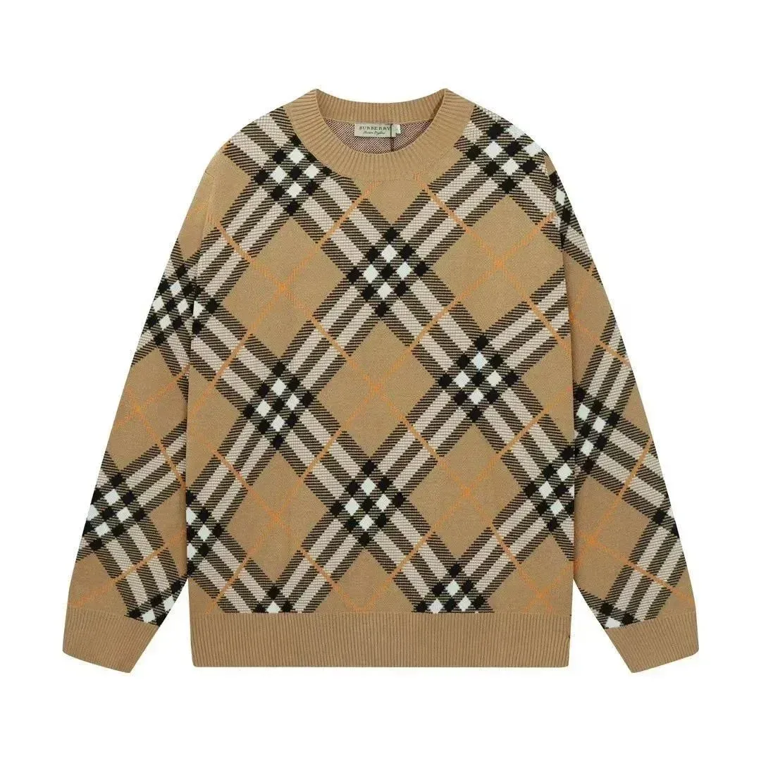 Burberry Burberry Classic Check Sweater Beige Beige - 1