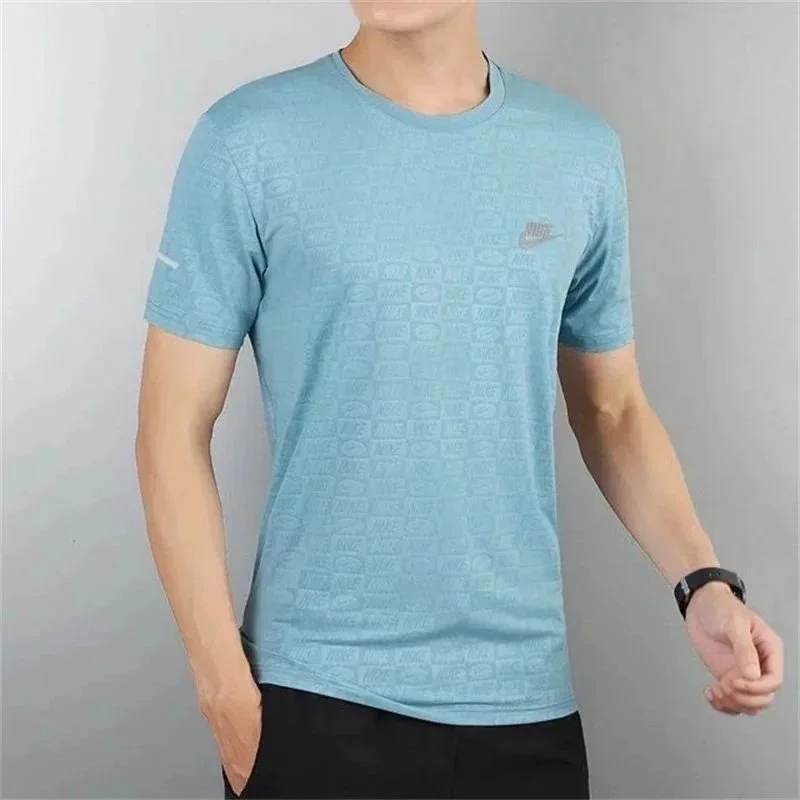 Nike Nike Light Blue Short Sleeve T-Shirt Blue - 1