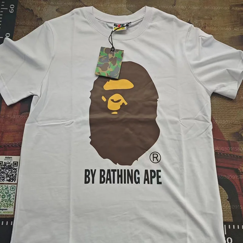 A Bathing Ape A Bathing Ape White BAPE STA T-Shirt White - 1