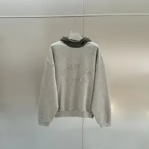 Fear of God Unisex Grey Embroidered Crewneck Sweatshirt Grey - 1