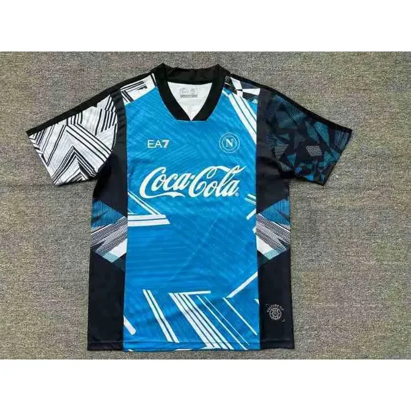 Nike Nike Mercurial EA7 Napoli Football Jersey Blue - 1