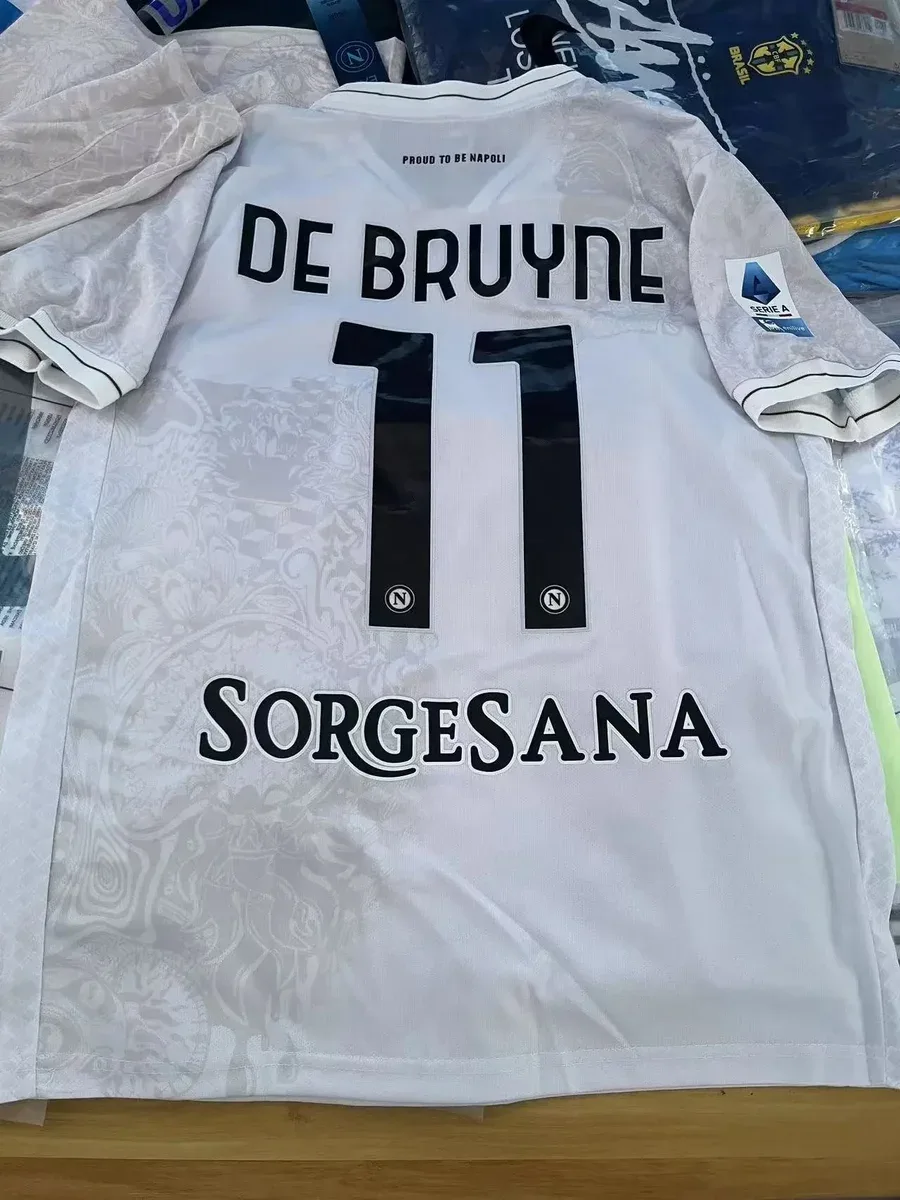 Adidas Adidas De Bruyne 11 Napoli Home Jersey White - 1