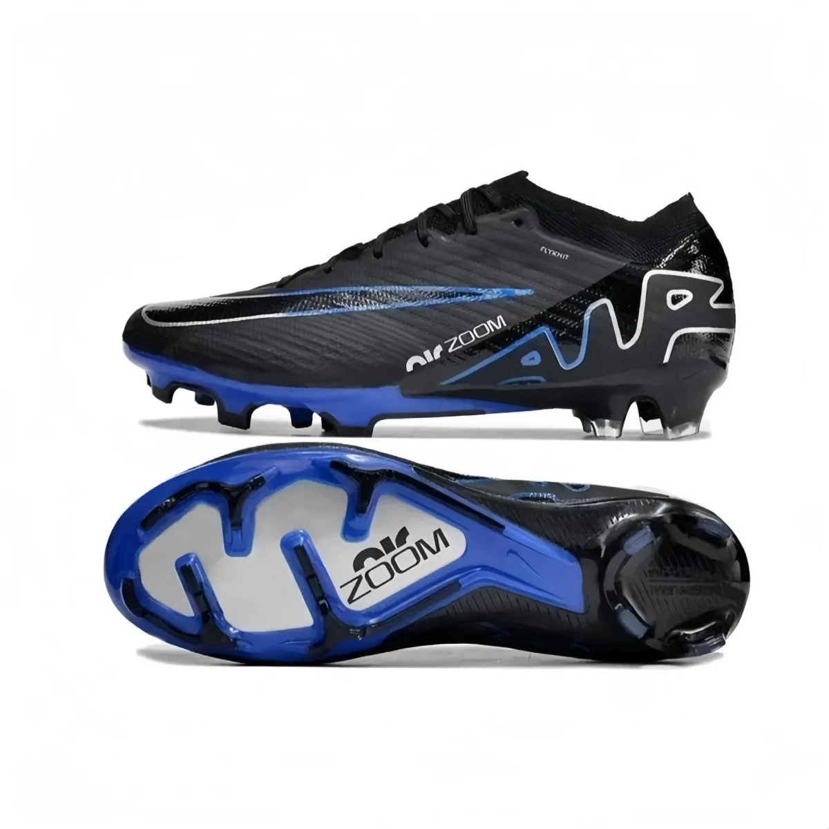 Nike Nike Mercurial Black/Blue Football Cleats Black - 1