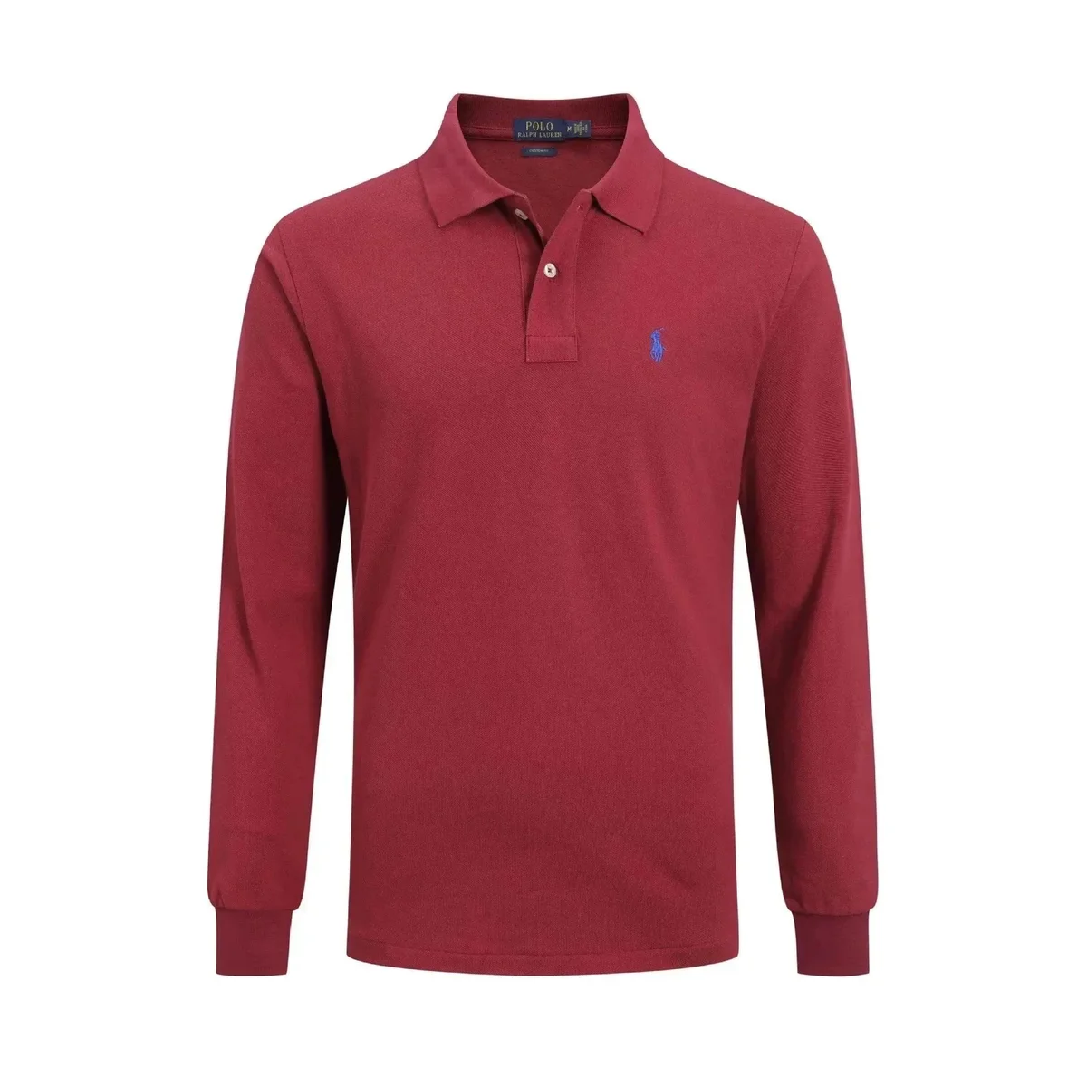 Polo Ralph Lauren Polo Ralph Lauren Red Long Sleeve Polo Shirt Red - 1