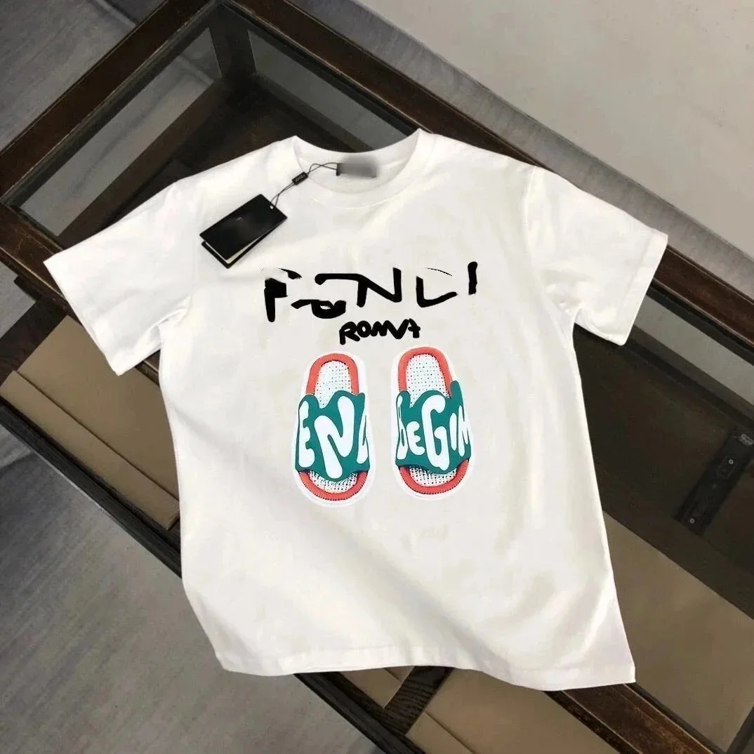 Fendi Fendi White 'End Begin' Graphic T-Shirt White - 1