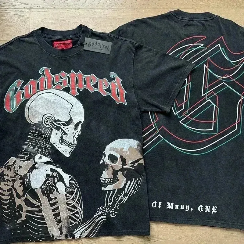 Godspeed Godspeed Of Many, CNY Black T-Shirt Black - 1
