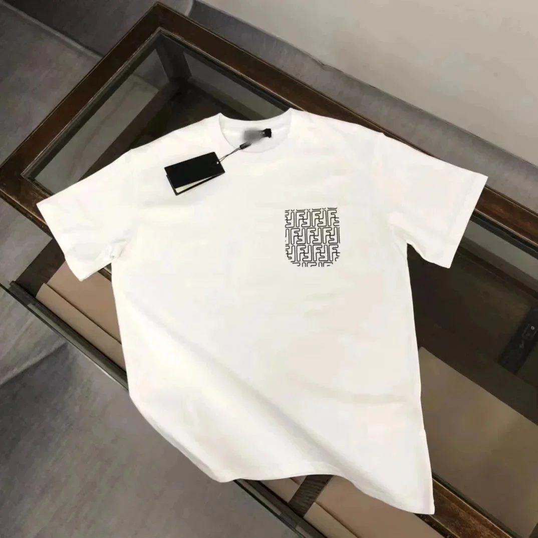 Fendi Fendi FF Logo White T-Shirt White - 1