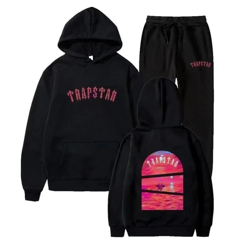 Trapstar Trapstar Black Hoodie & Sweatpants Set Black - 1