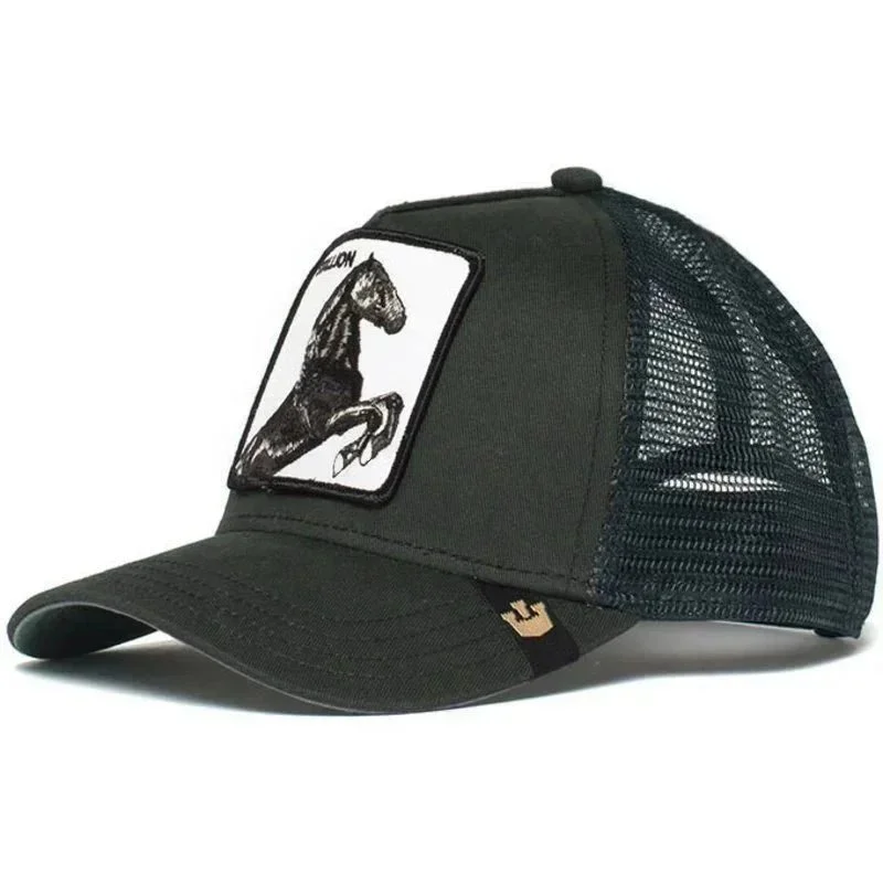 Goorin Bros. Black Horse Patch Trucker Hat Black - 1