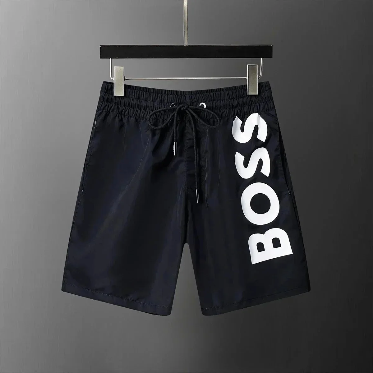 Hugo Boss Hugo Boss BOSS Logo Navy Shorts Navy - 1