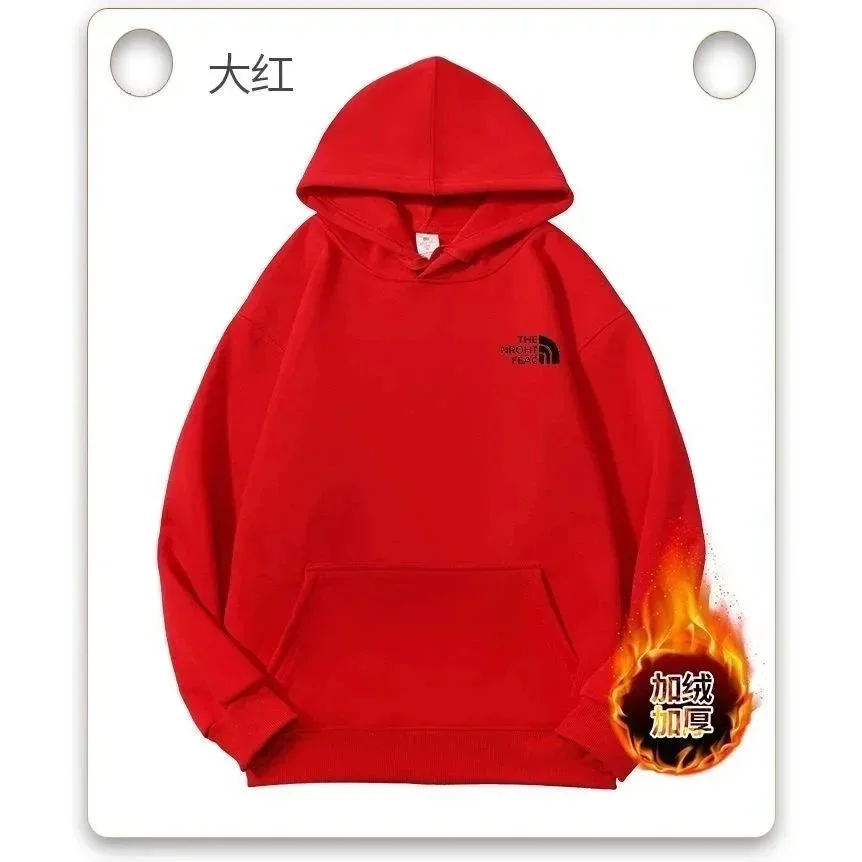The North Face The North Face Red Hoodie Sweatshirt Red - 1