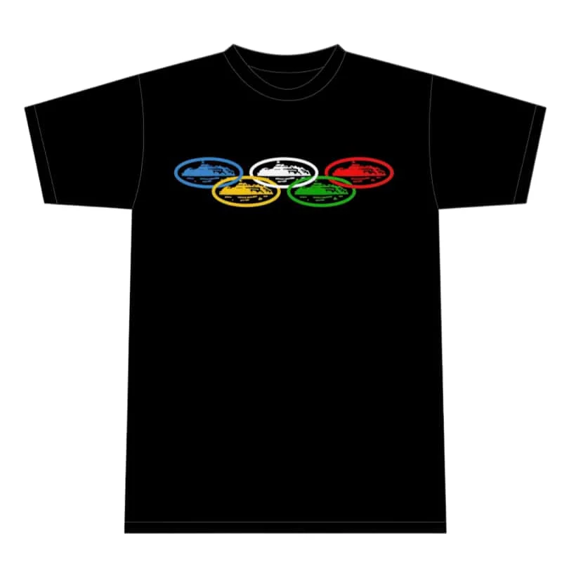 Essentials Black Olympic Rings T-Shirt Black - 1