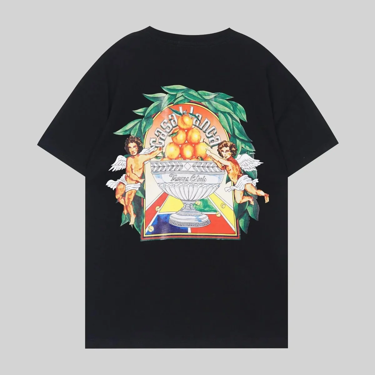 Casablanca Black 'Casallanga Tennis Club' Graphic T-Shirt Black - 1
