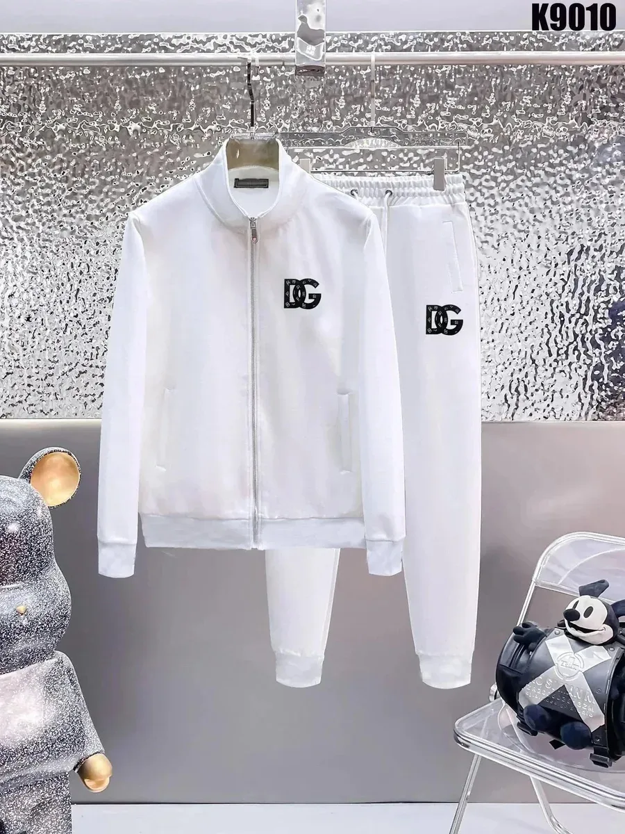Dolce & Gabbana Dolce & Gabbana DG Logo White Tracksuit Set White - 1