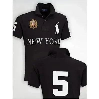 Polo Ralph Lauren Polo Ralph Lauren New York Polo Shirt Black Black - 1