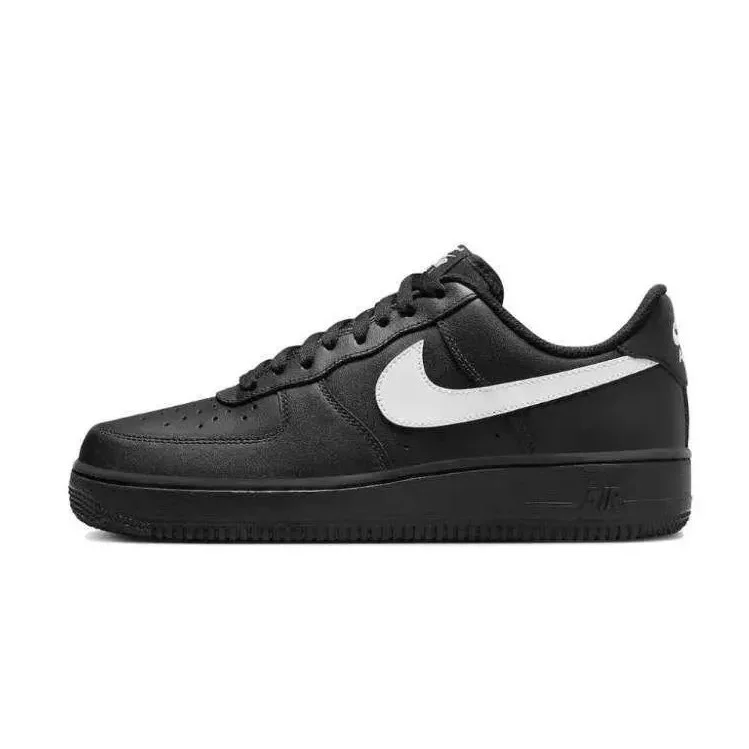 Nike Nike Air Force 1 Black White Sneakers Black - 1