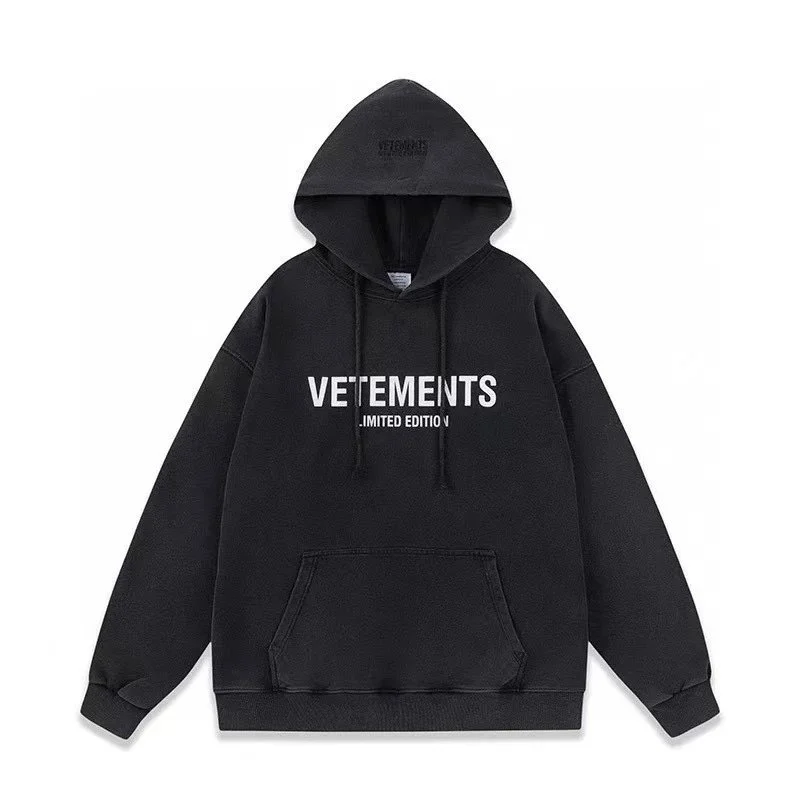 Vetements Vetements Black Limited Edition Hoodie Black - 1
