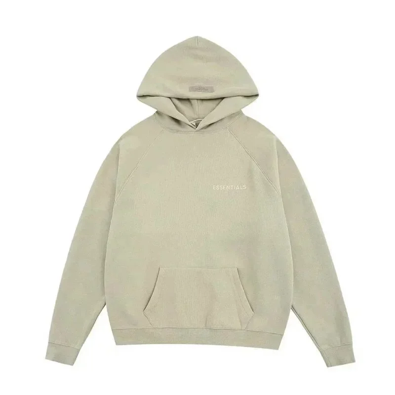 Fear of God Fear of God Essentials Olive Green Hoodie Green - 1