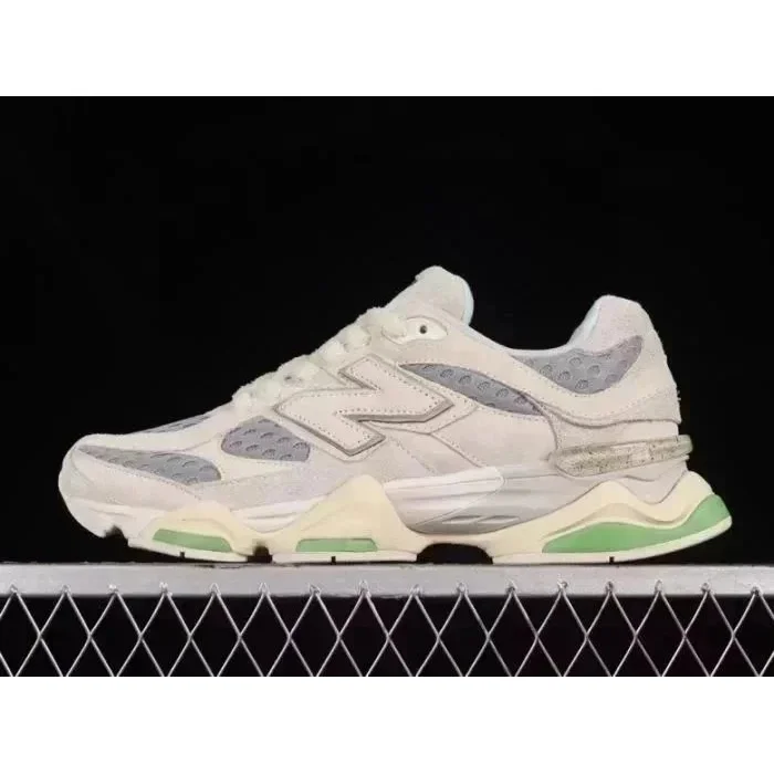 New Balance New Balance 990 Cream & Green Sneakers Cream - 1