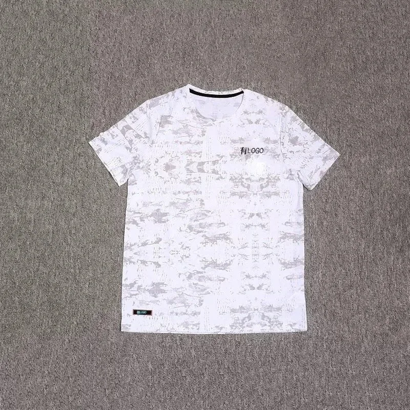 Other Unisex Camo Print T-Shirt White White - 1