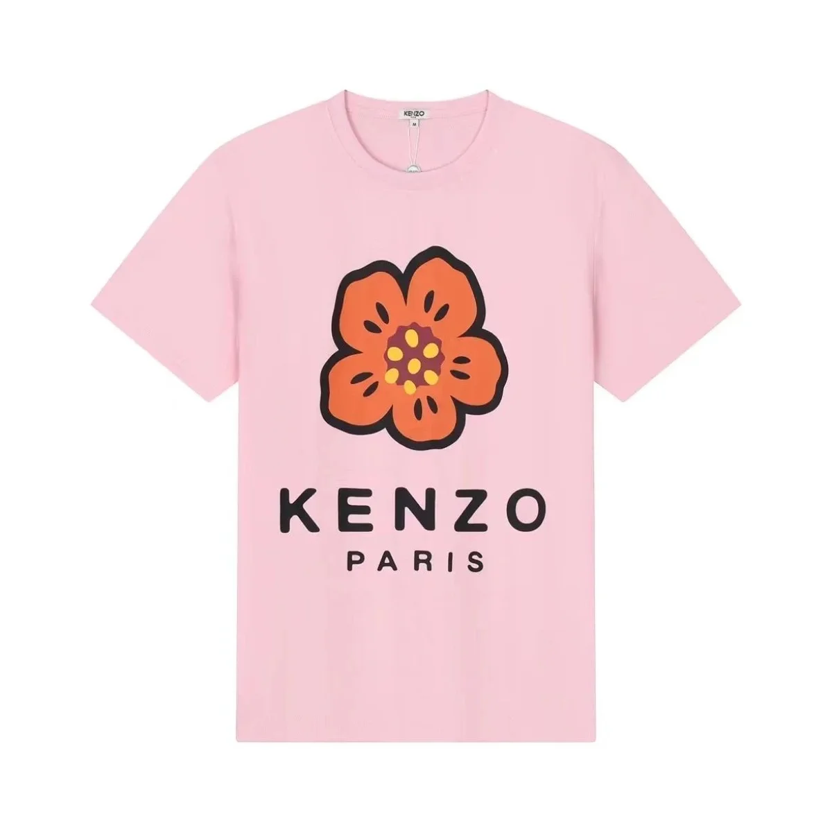 Kenzo Kenzo Pink Flower T-Shirt Pink - 1