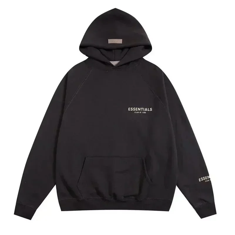 Fear of God Fear of God Essentials Black Hoodie Black - 1