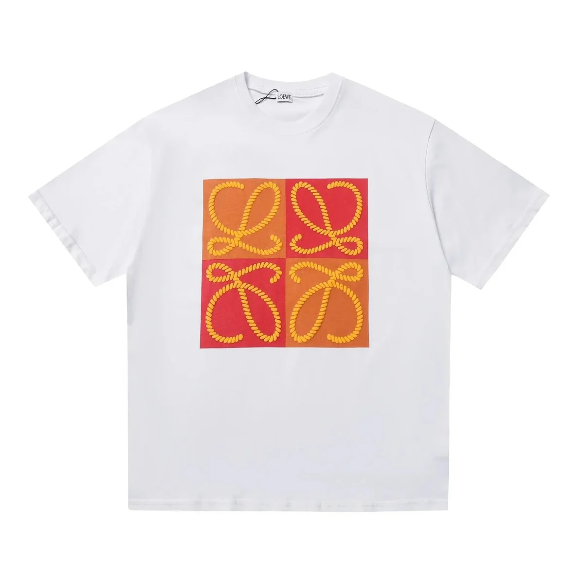 Loewe Loewe Anagram White T-Shirt White - 1