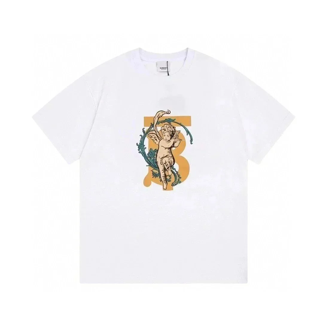 Burberry Burberry White Cherub Print T-Shirt White - 1
