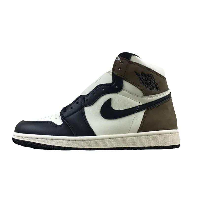 Jordan Nike Air Jordan 1 High 'Travis Scott' Sneakers Black - 1