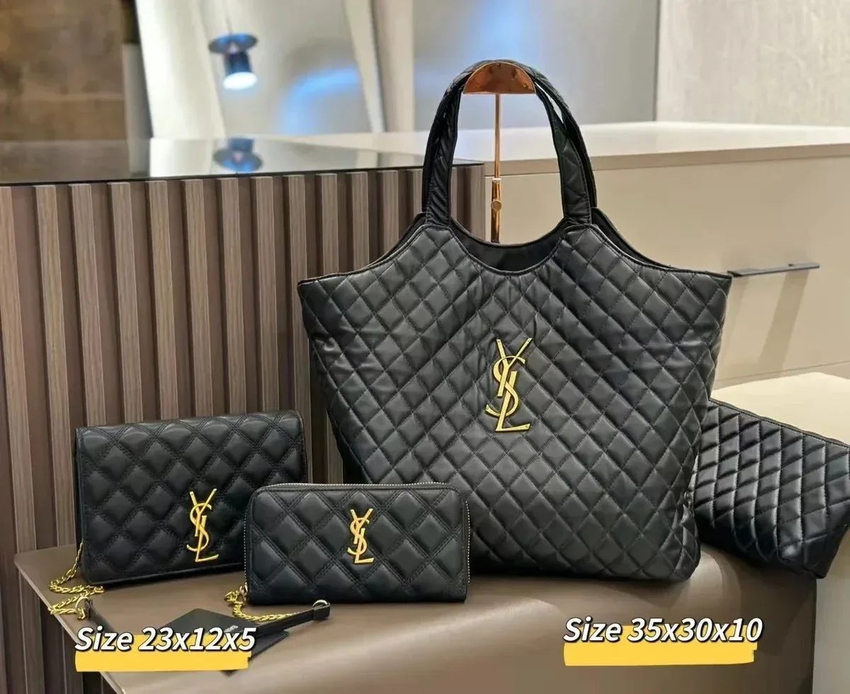 Saint Laurent Saint Laurent Sac de Jour Tote Bag Black Leather Black - 1