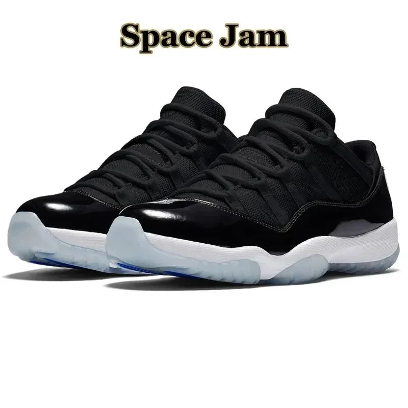 Jordan Nike Air Jordan 11 Low 'Space Jam' Black Sneakers Black - 1