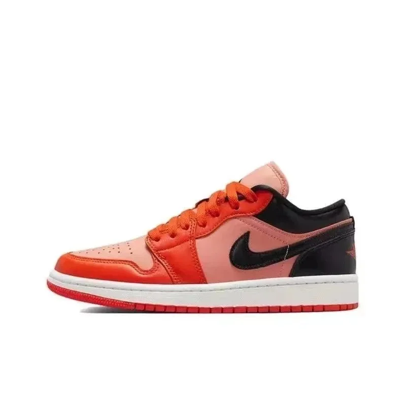 Jordan Nike Air Jordan 1 Low 'Sail/University Red' Sneakers Red - 1