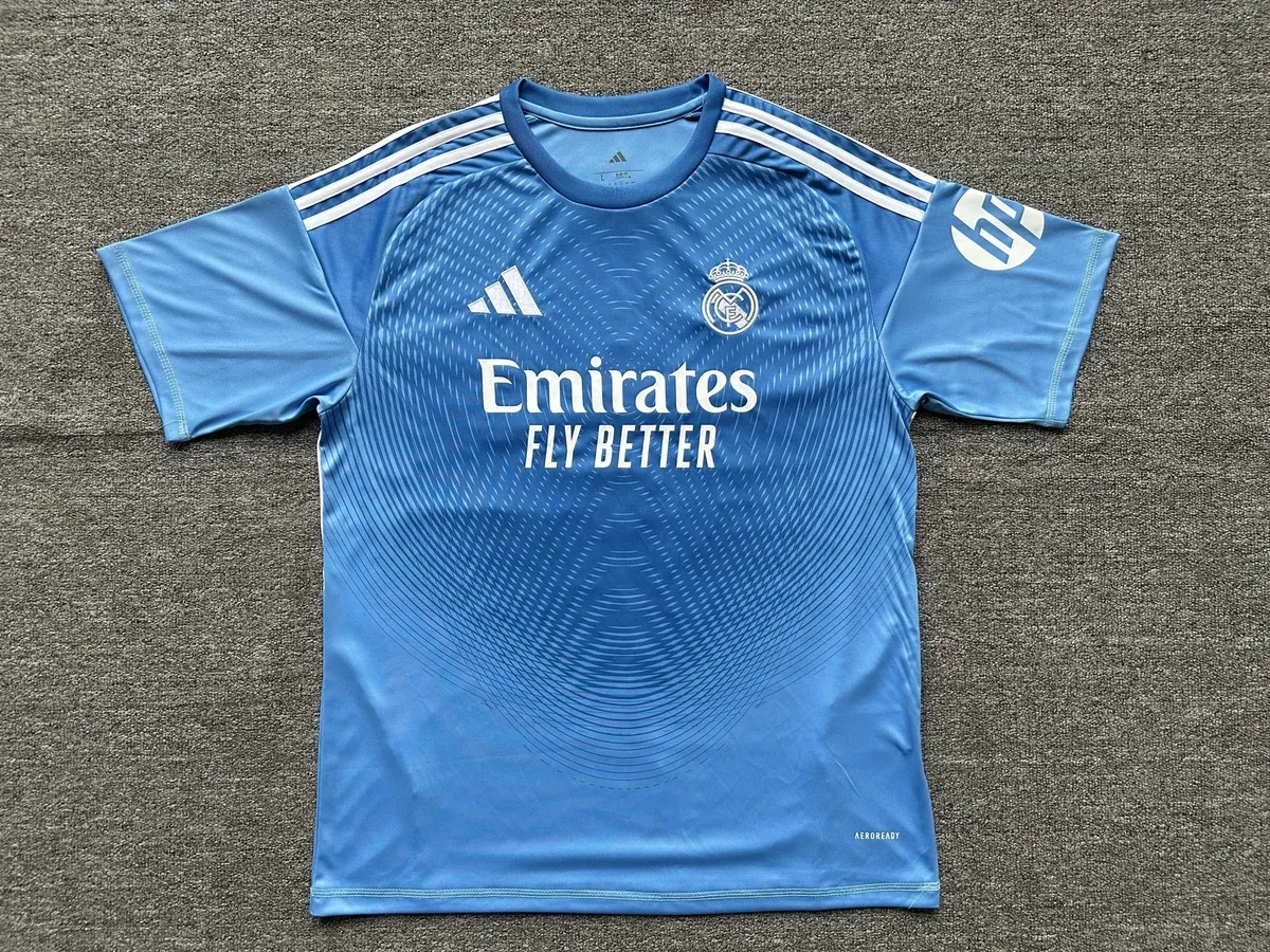 Real Madrid Adidas Real Madrid Away Jersey Blue Blue - 1