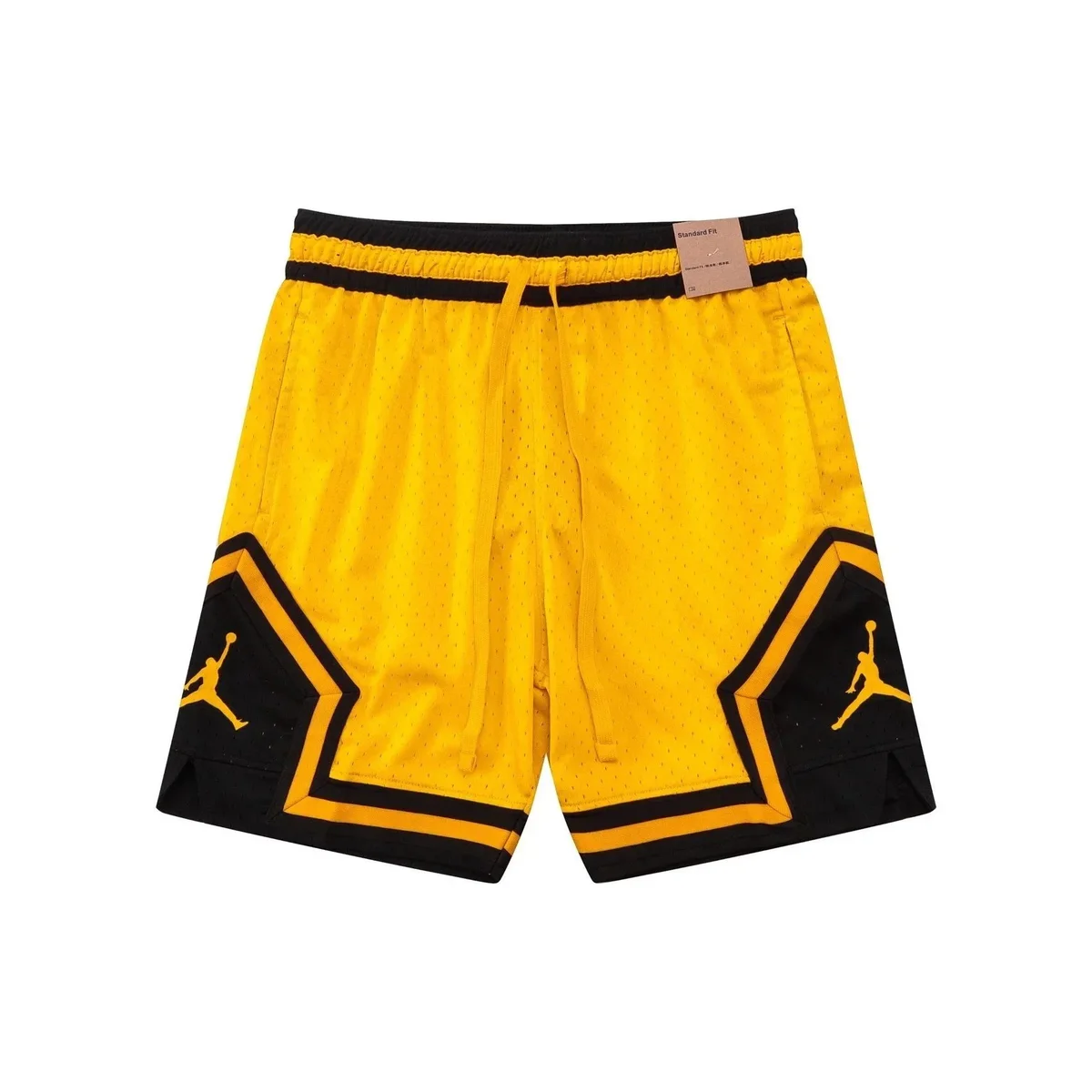 Jordan Nike Air Jordan 1 Shorts Yellow Black Basketball Yellow - 1