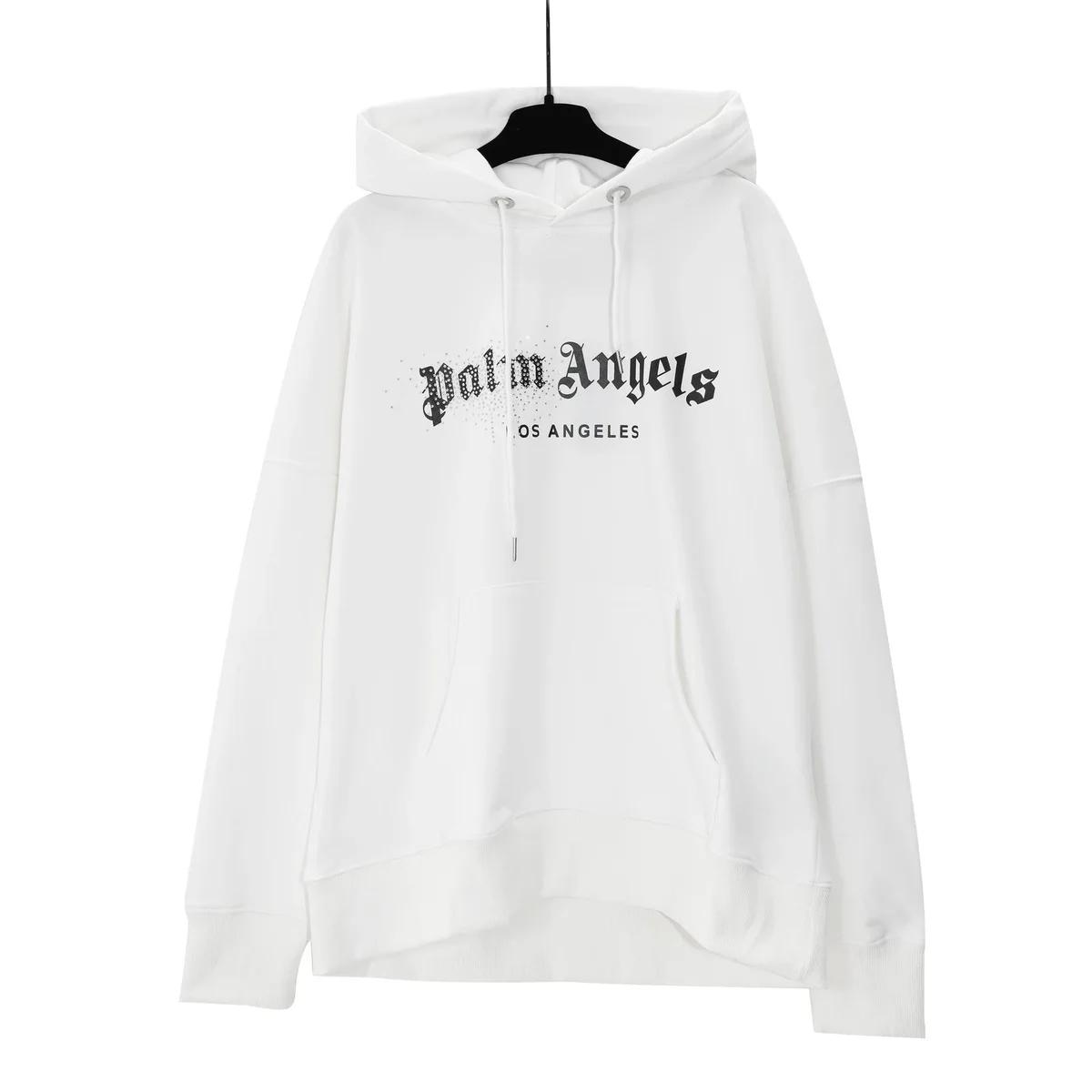 Palm Angels Palm Angels Bear White Hoodie with 'Los Angeles' Print White - 1