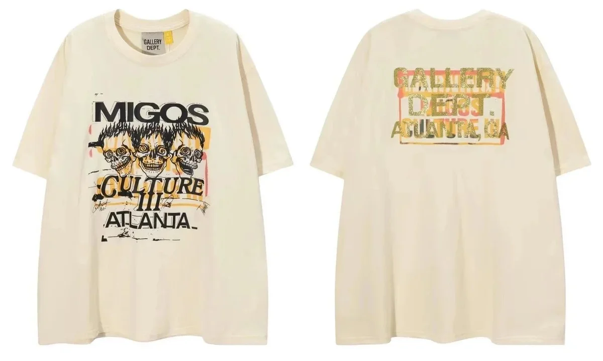 Gallery Dept. Gallery Dept. Migos Culture III Atlanta T-Shirt Cream - 1