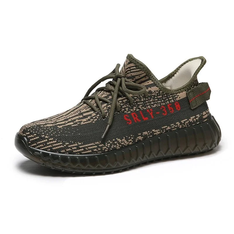 Other Unisex Sneakers Olive Textured Design SRLY-350 Red - 1