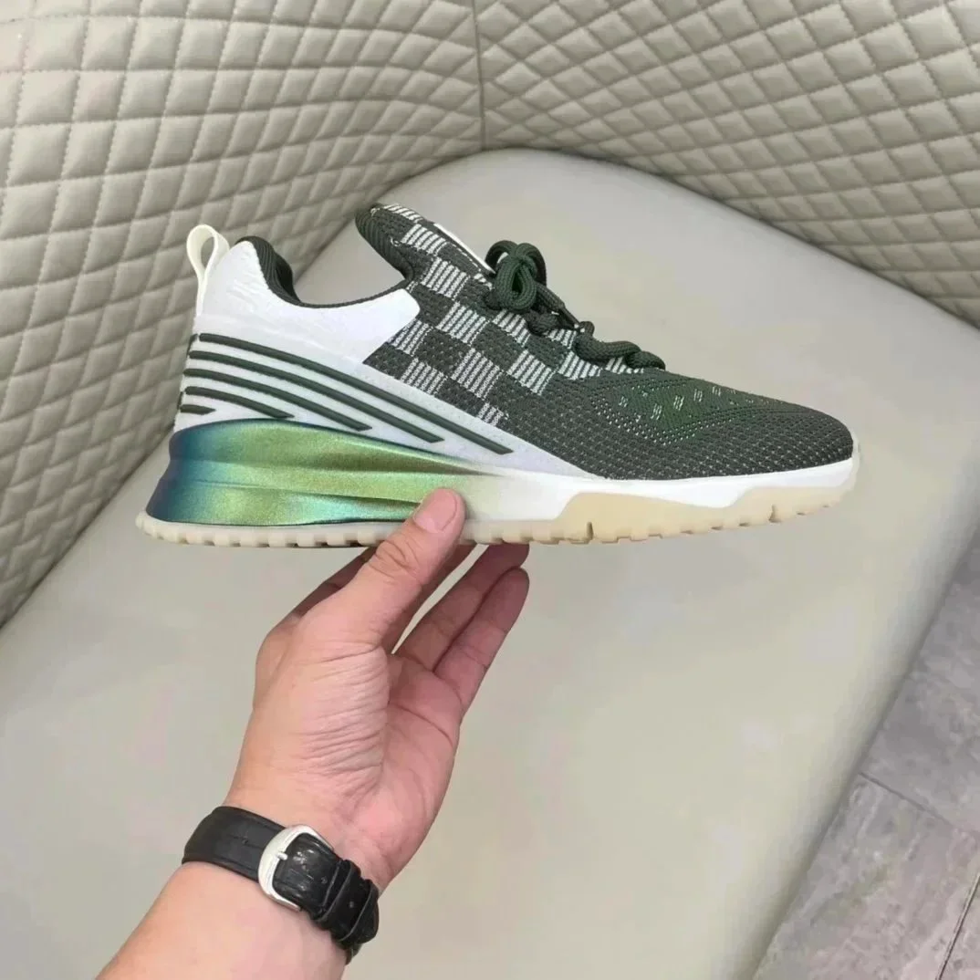 Armani Armani Gel-Nimbus Sneakers Olive Green/White White - 1