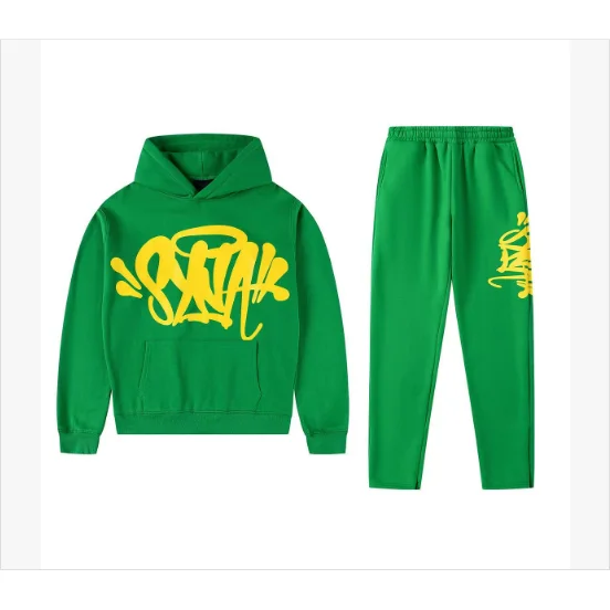 A Bathing Ape A Bathing Ape BAPE STA Green Graffiti Hoodie & Pants Set Green - 1
