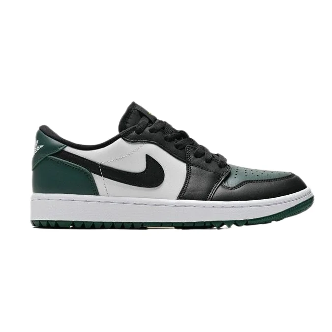 Jordan Nike Air Jordan 1 Golf Black/White/Green Sneakers Green - 1