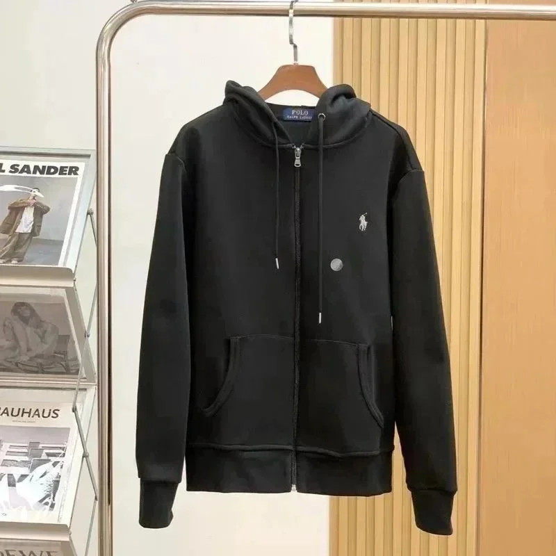 Polo Ralph Lauren Polo Ralph Lauren Zip-Up Hoodie Black Black - 1