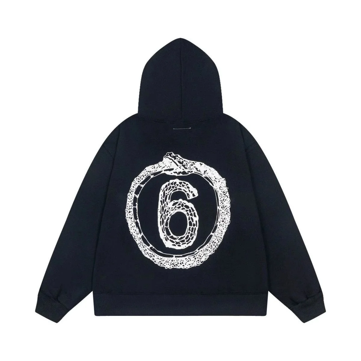 Maison Margiela Maison Margiela Replica Snake Hoodie Black Black - 1