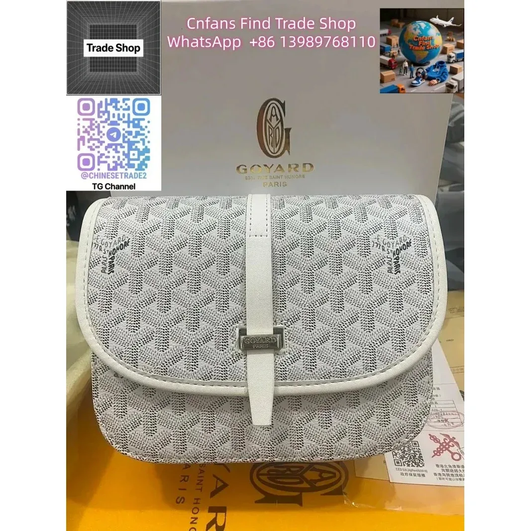 Goyard Goyard Saint Louis White Satchel Bag White - 1