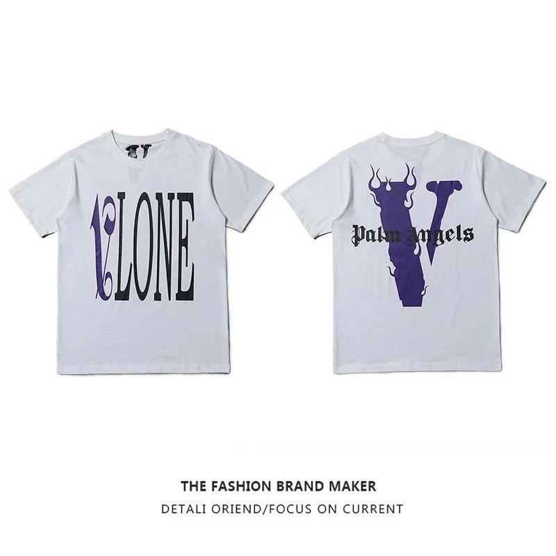 VLONE VLONE White 'V' Logo T-Shirt White - 1