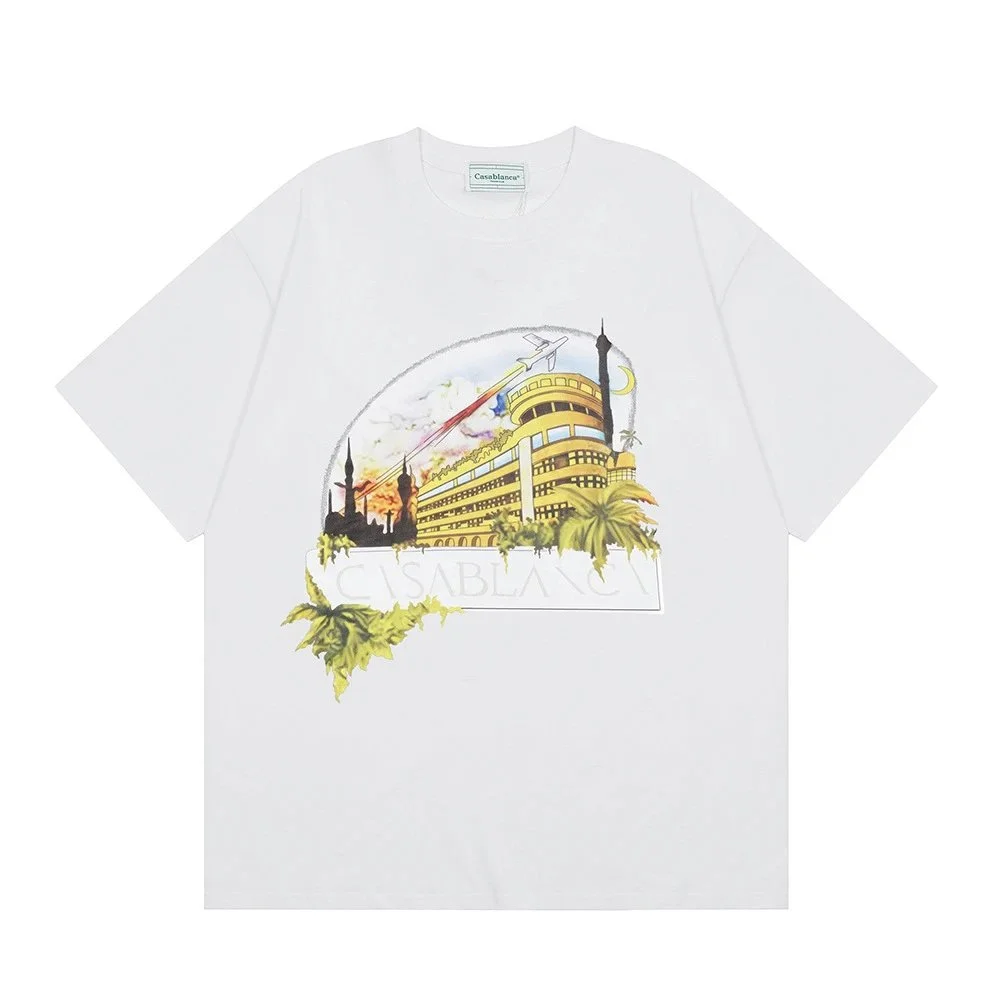 Casablanca Casablanca Tennis Club White Graphic T-Shirt White - 1