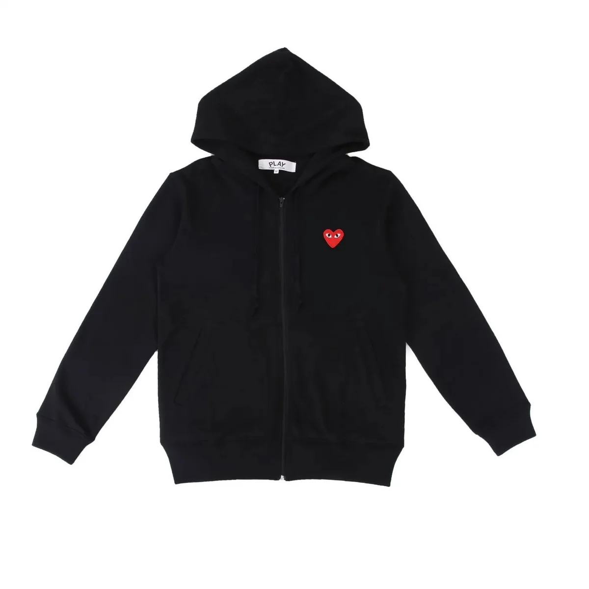 Comme des Garçons Comme des Garçons Play Zip-Up Hoodie Black Black - 1