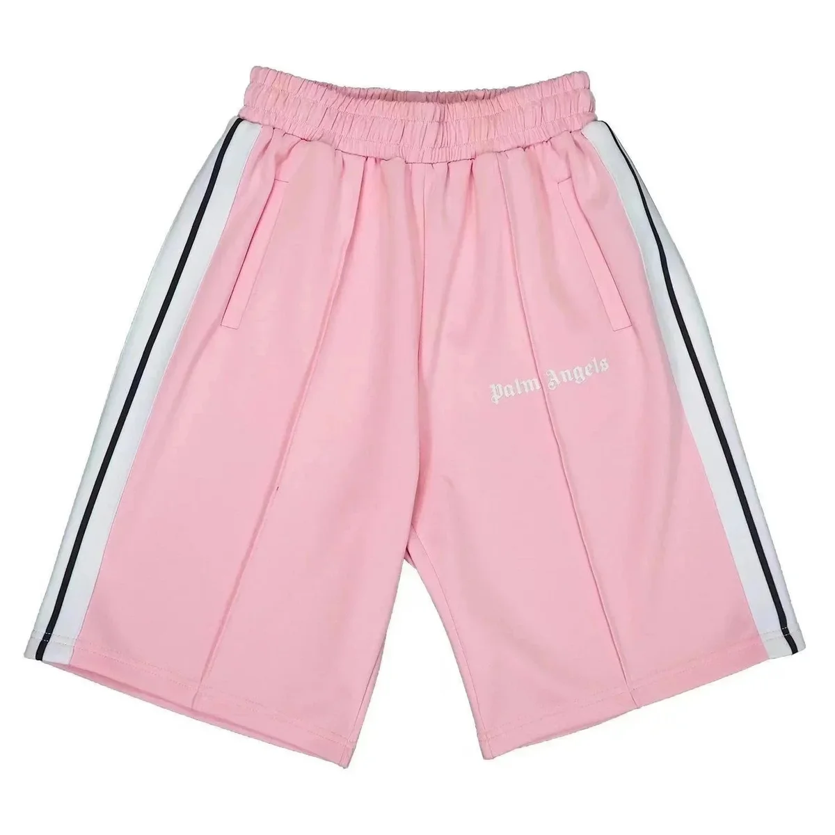 Palm Angels Palm Angels Bear Pink Solid Shorts Pink - 1
