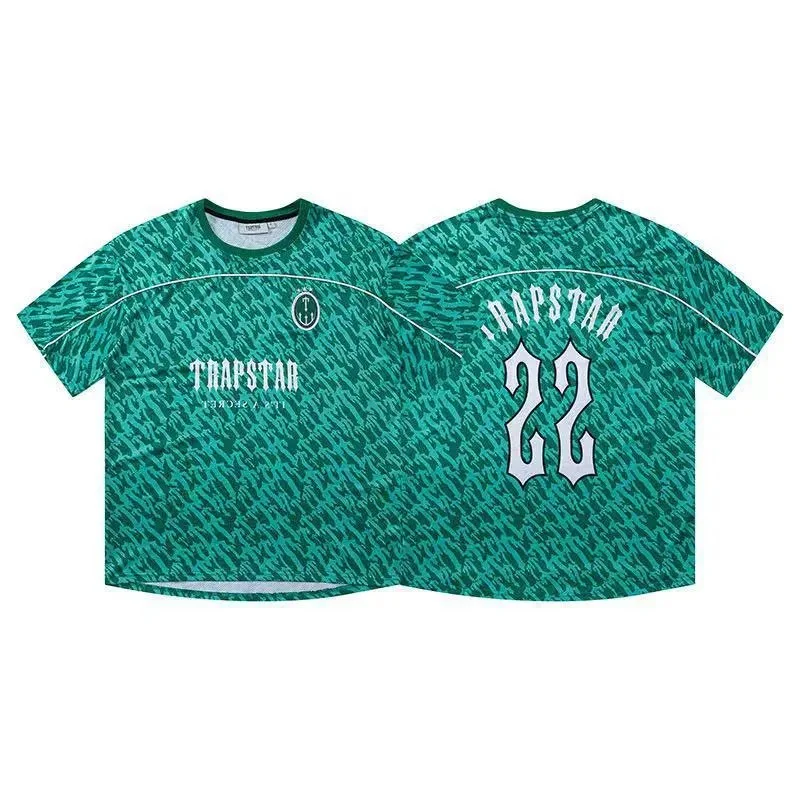 Trapstar Trapstar Green Camo Print T-Shirt Green - 1