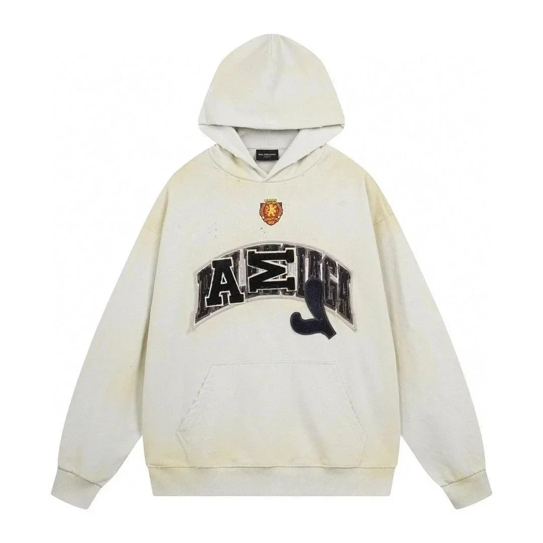 Balenciaga Balenciaga AMIRGH Hoodie Cream Oversized Cream - 1