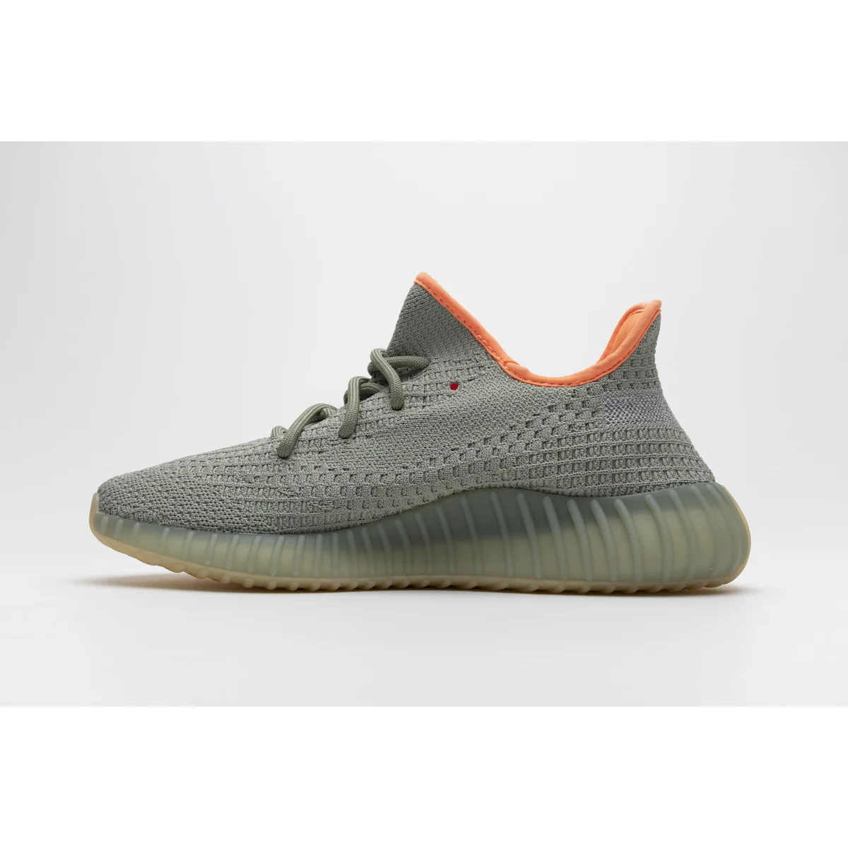 Yeezy Adidas Yeezy Boost 350 V2 Static Olive Orange Sneakers Grey - 1